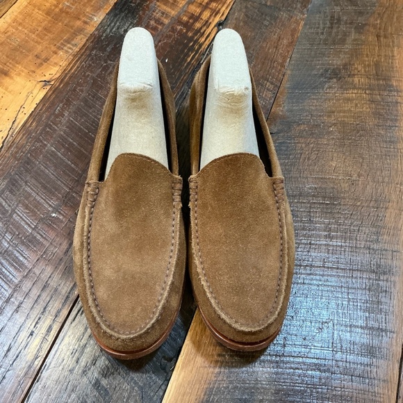 Men\'s Suede Slip-On Loafers in Tan main image 7